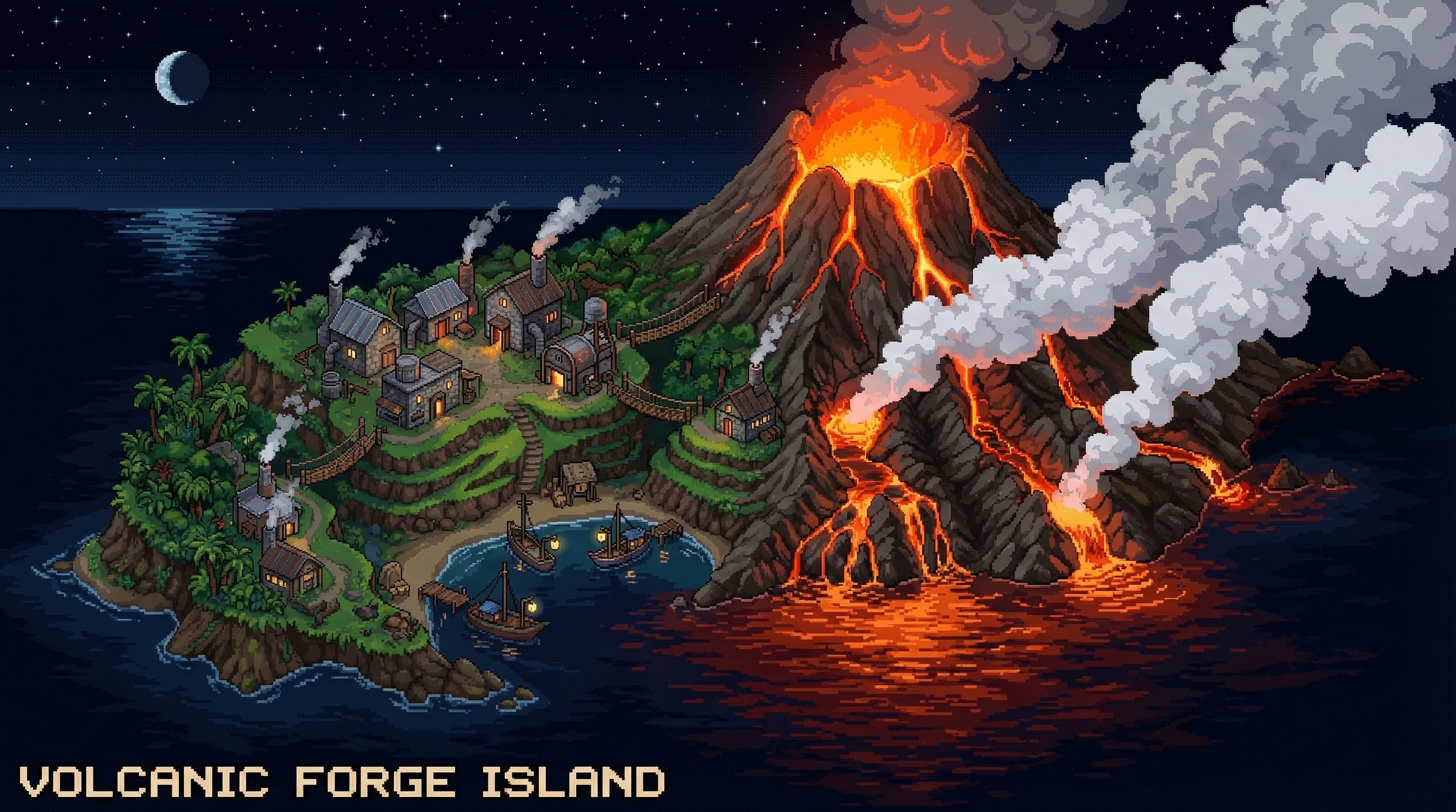 Volcanic Forge Island